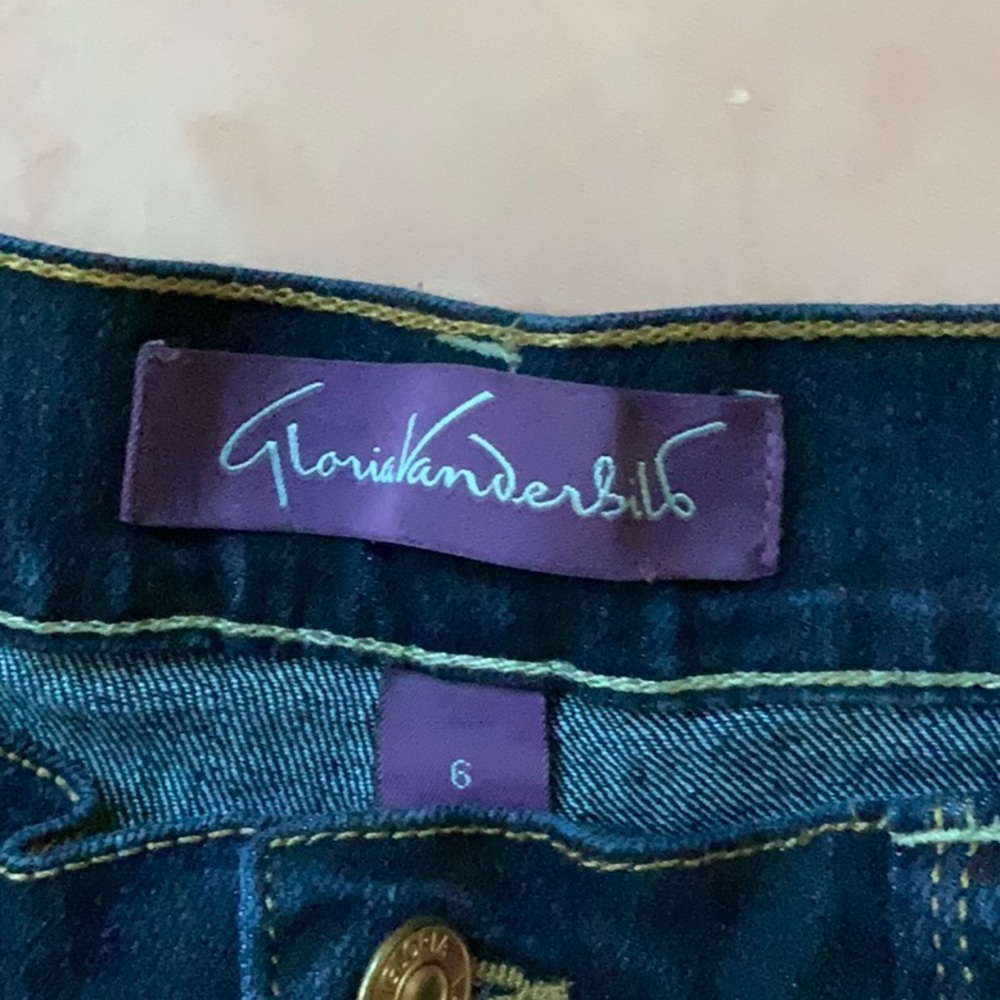 Gloria Vanderbilt Stretch Dark blue Jeans - Picture 5 of 6